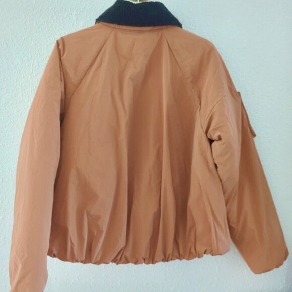 🧸 Free People Outpost Bomber Puff Jacket • Size S - Picture 5 of 7